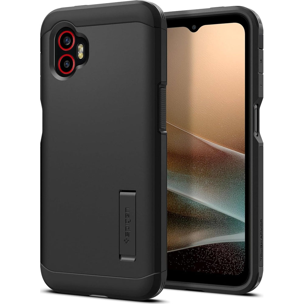 Handyhülle für Galaxy Xcover 7 Pro, Spigen Tough Armor, Schwarz