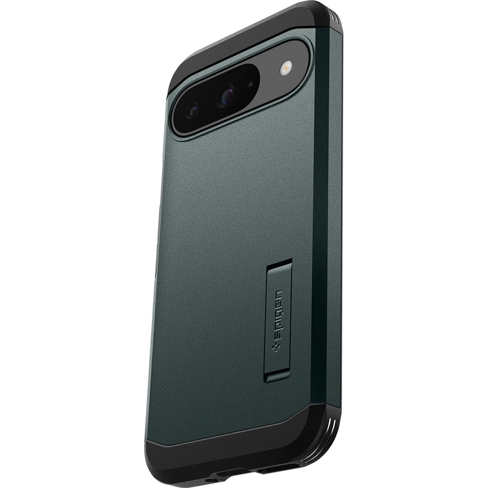 Handyhülle für Google Pixel 9 / 9 Pro, Spigen Tough Armor, Grün