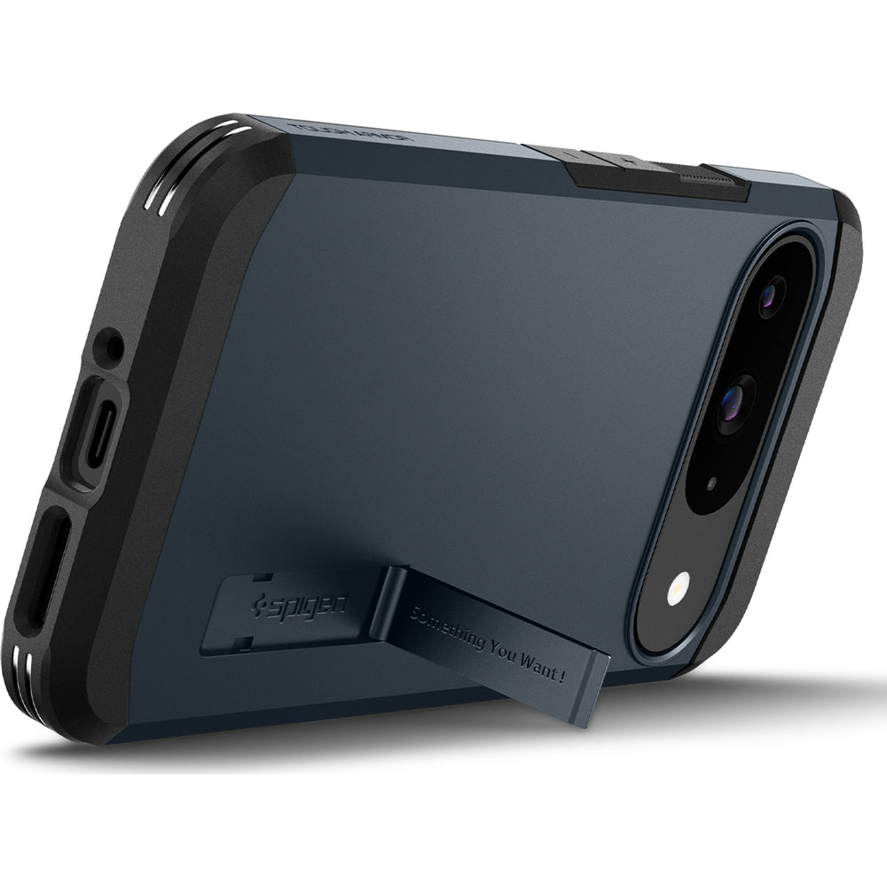Handyhülle für Google Pixel 9 / 9 Pro, Spigen Tough Armor, Graphitgrau