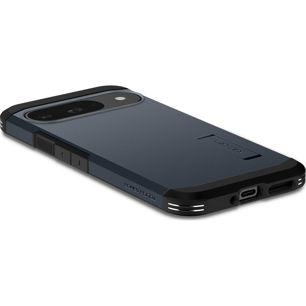 Handyhülle für Google Pixel 9 / 9 Pro, Spigen Tough Armor, Graphitgrau