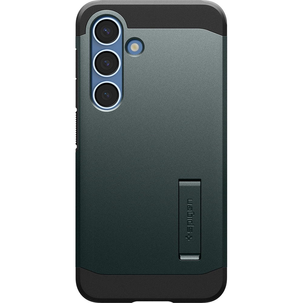 Handyhülle für Galaxy S25, Spigen Tough Armor Mag mit MagSafe, Grün