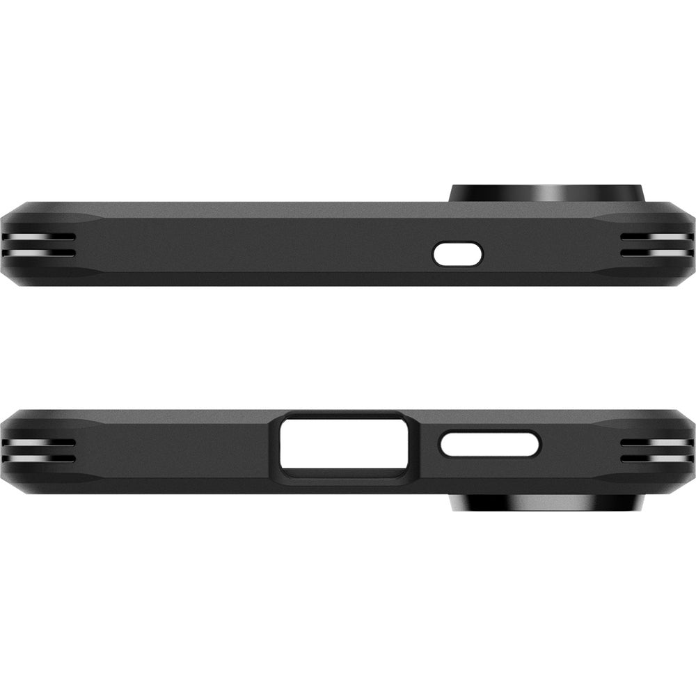 Handyhülle für Galaxy S25 Edge, Spigen Tough Armor Mag mit MagSafe, Schwarz