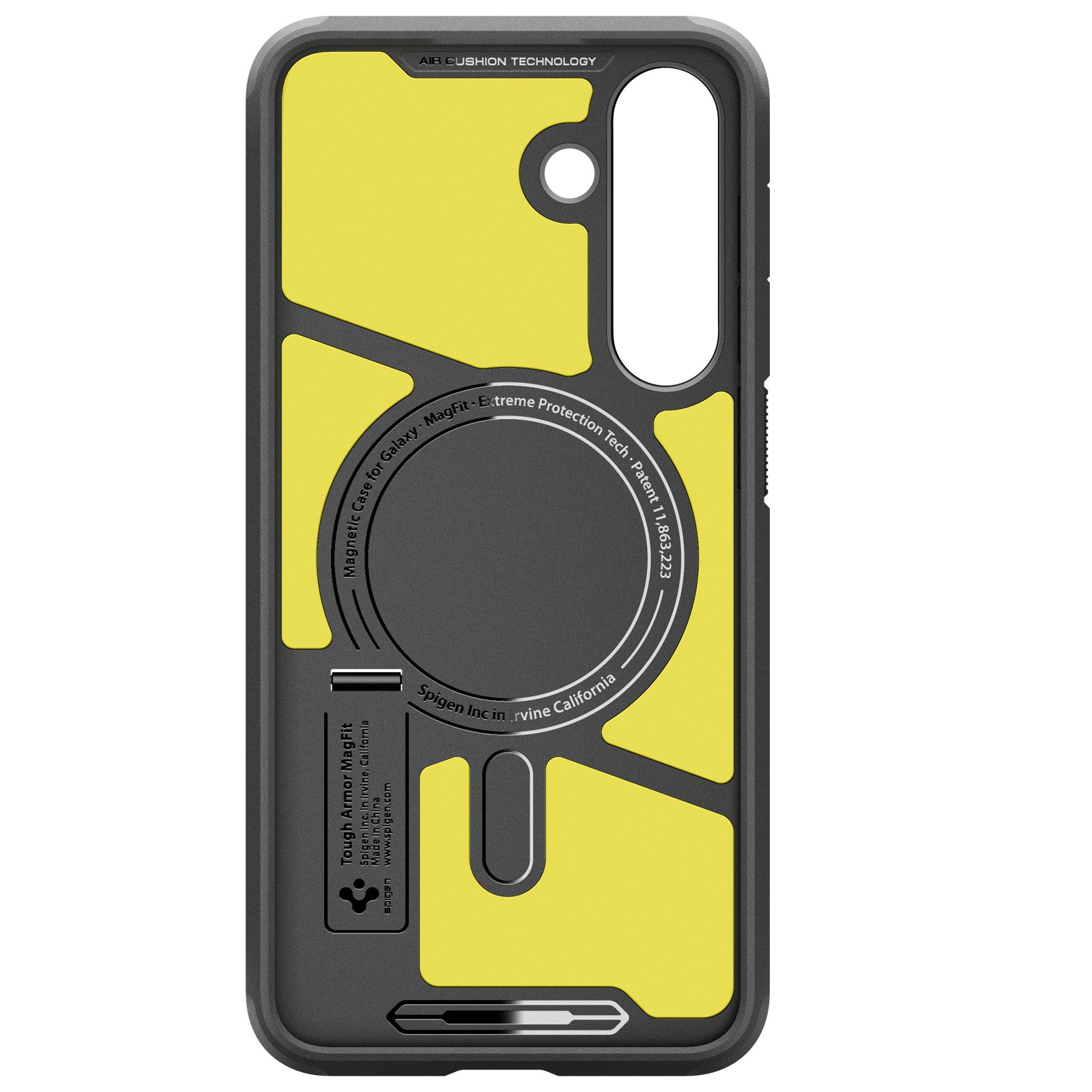Handyhülle für Galaxy S25 FE, Spigen Tough Armor Mag mit MagSafe, Schwarz