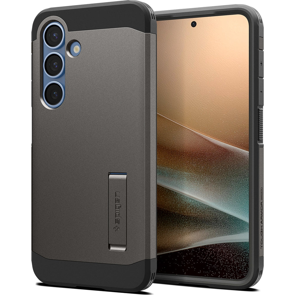 Handyhülle für Galaxy S25, Spigen Tough Armor Mag mit MagSafe, Rotguss