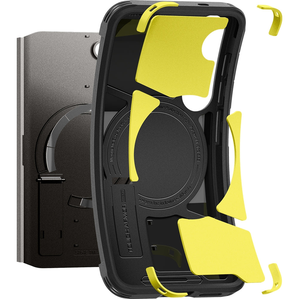 Handyhülle für Galaxy S25, Spigen Tough Armor Mag mit MagSafe, Rotguss