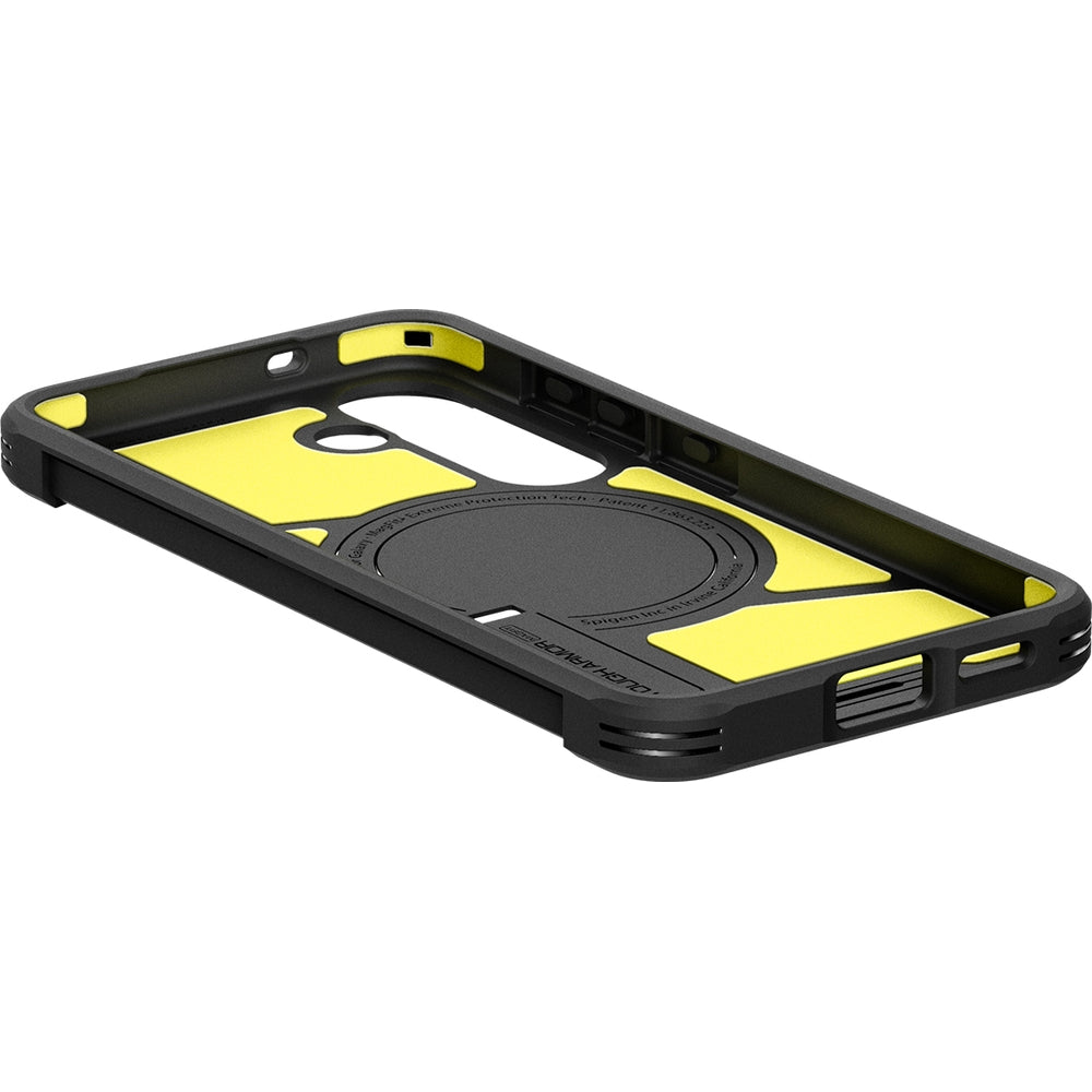 Handyhülle für Galaxy S25, Spigen Tough Armor Mag mit MagSafe, Rotguss