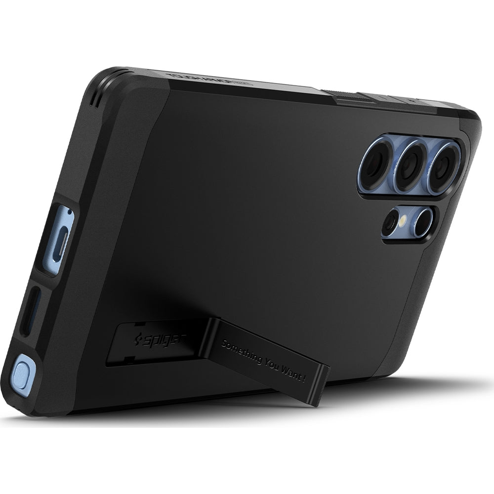 Handyhülle für Galaxy S25 Ultra, Spigen Tough Armor Mag mit MagSafe, Schwarz