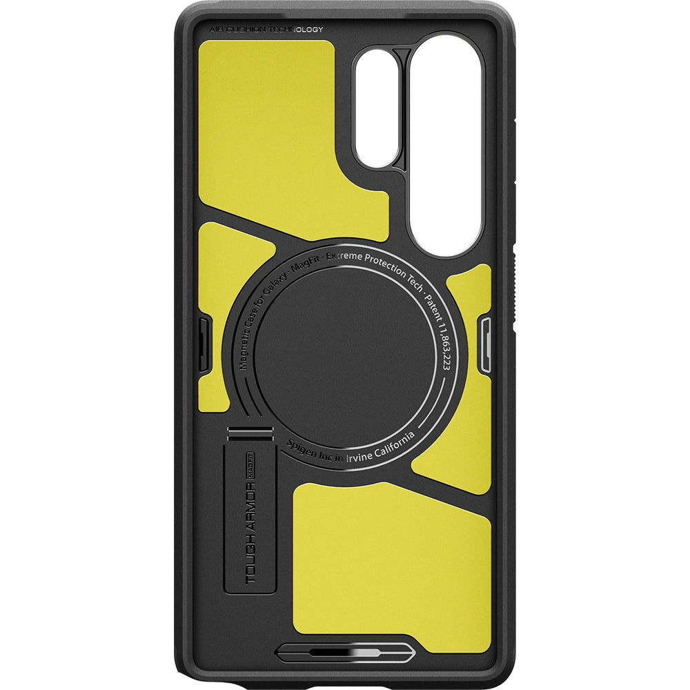 Handyhülle für Galaxy S25 Ultra, Spigen Tough Armor Mag mit MagSafe, Schwarz