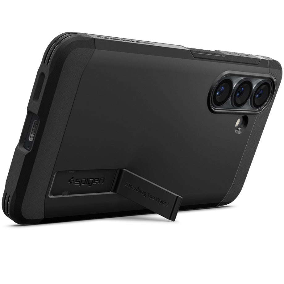 Handyhülle für Galaxy S26, Spigen Tough Armor Mag mit MagSafe, Schwarz