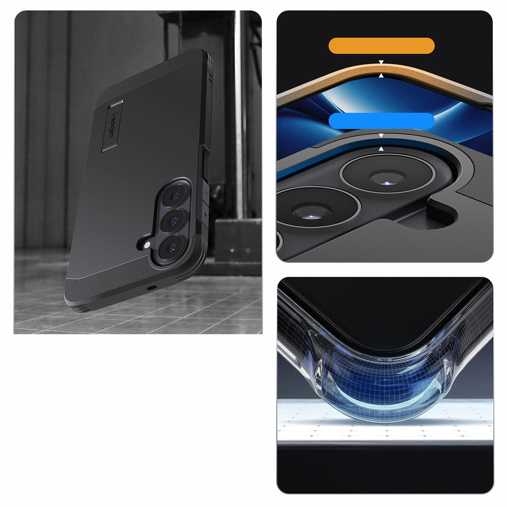 Handyhülle für Galaxy S26 FE, Spigen Tough Armor Mag mit MagSafe, Schwarz (5/16)