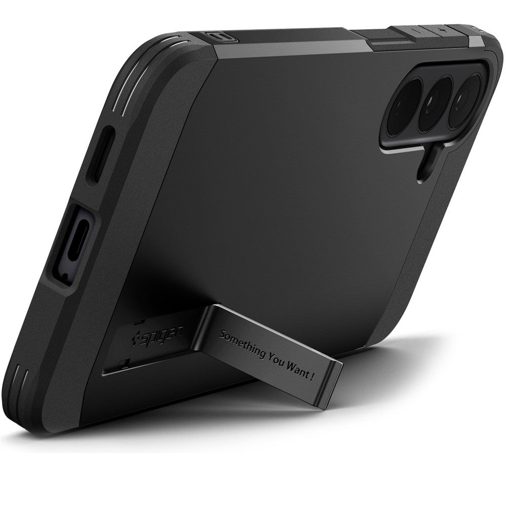 Handyhülle für Galaxy S26 FE, Spigen Tough Armor Mag mit MagSafe, Schwarz (9/16)