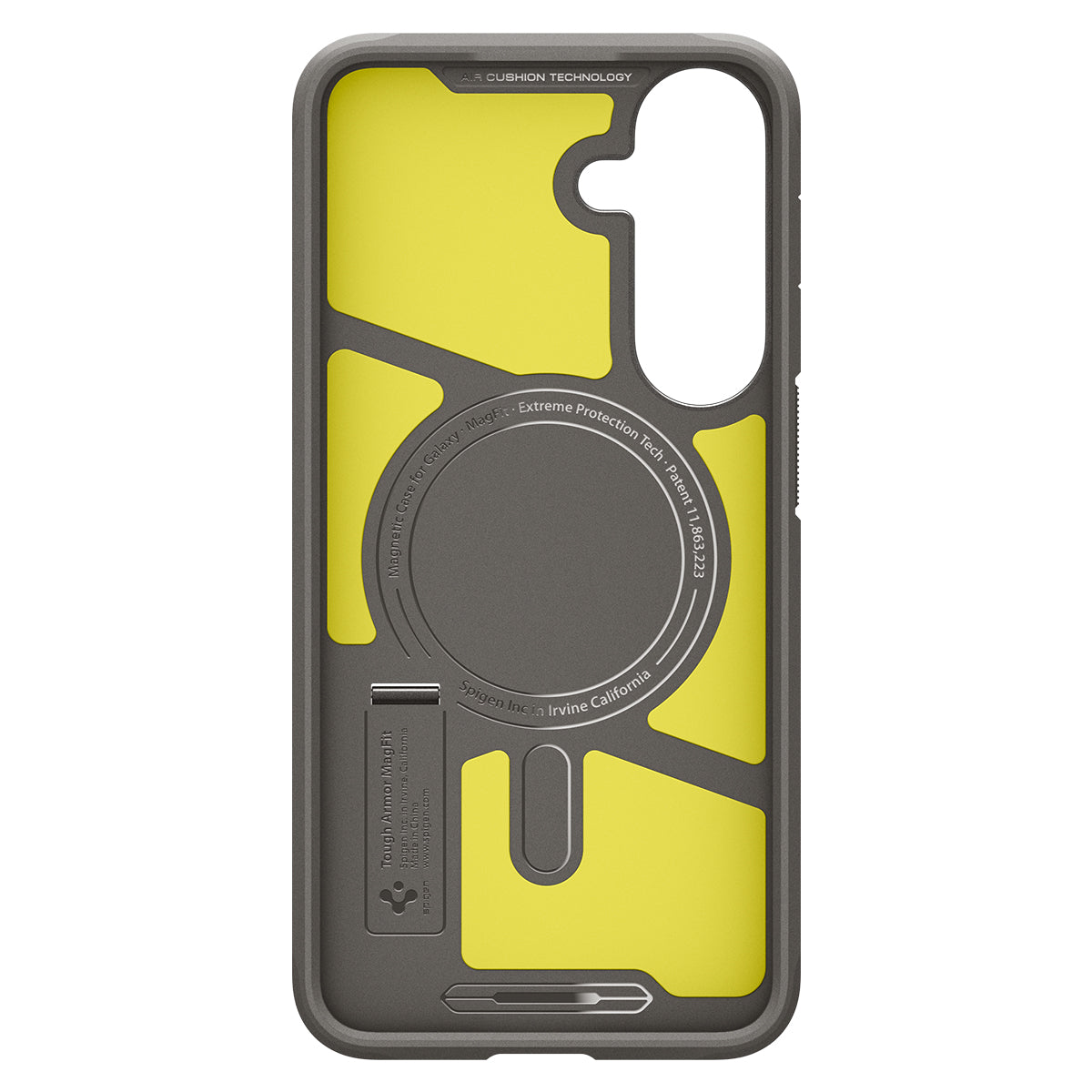 Handyhülle für Galaxy S26 FE, Spigen Tough Armor Mag mit MagSafe, Grau (14/16)