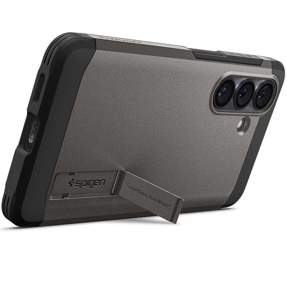 Handyhülle für Galaxy S26, Spigen Tough Armor Mag mit MagSafe, Grau