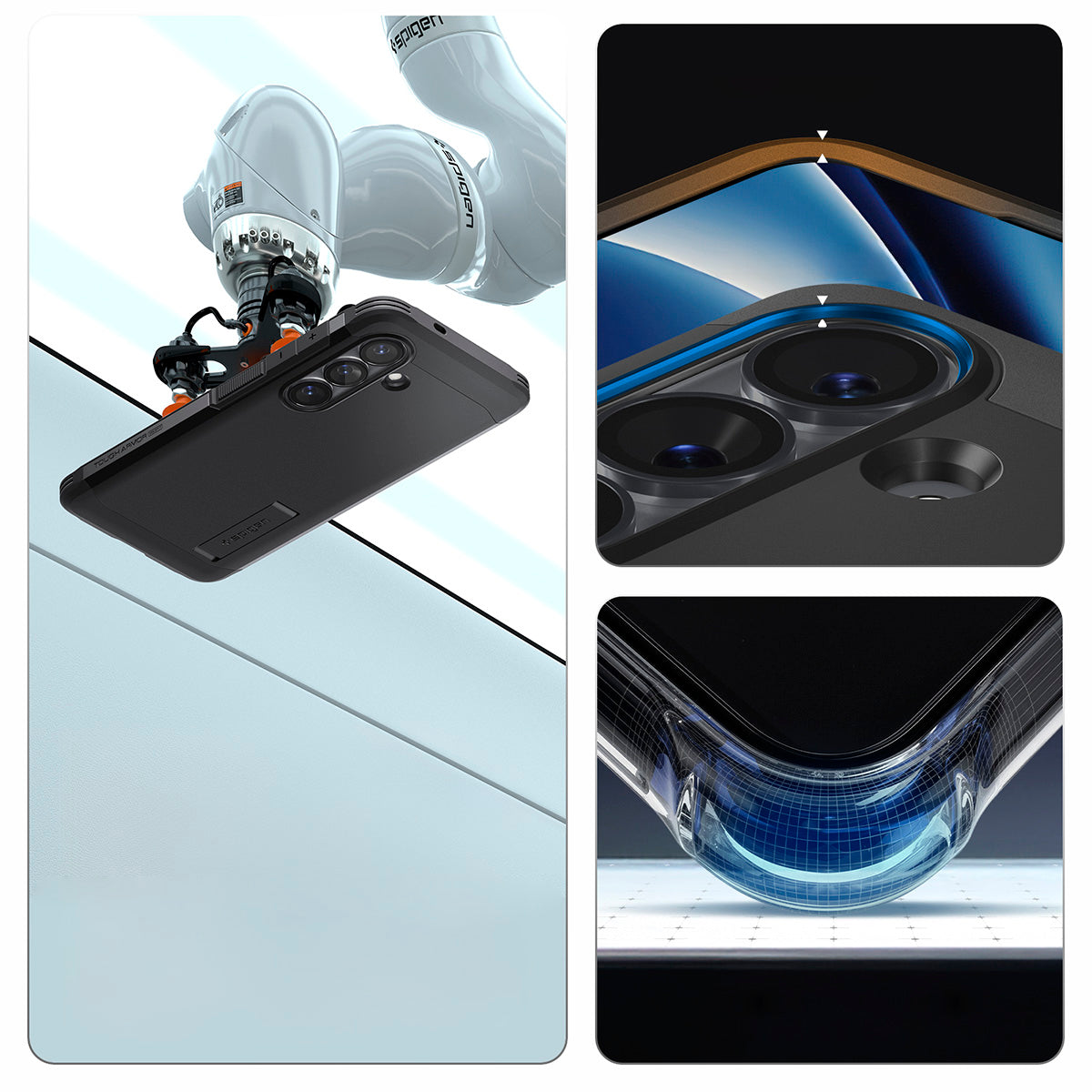 Handyhülle für Galaxy S26 Plus, Spigen Tough Armor Mag mit MagSafe, Schwarz