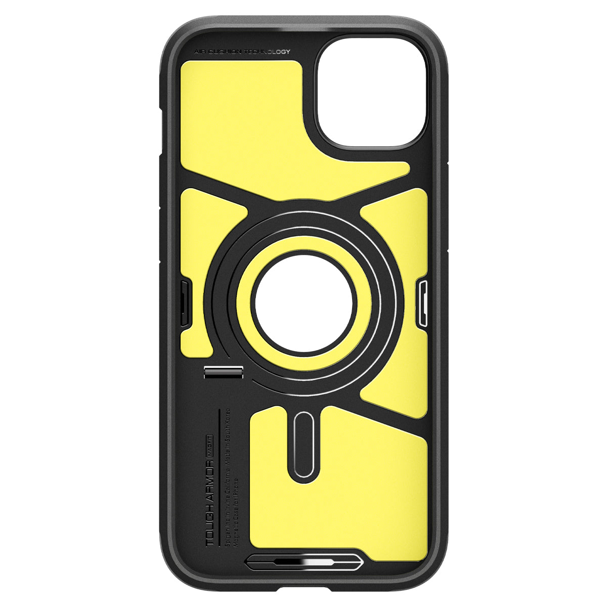 Schutzhülle Spigen Tough Armor Mag mit MagSafe für Apple iPhone 15, Schwarz
