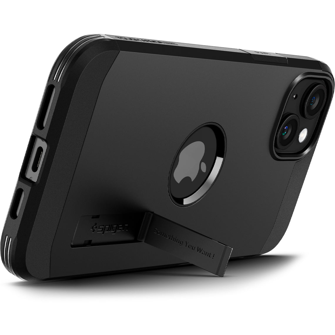 Schutzhülle Spigen Tough Armor Mag mit MagSafe für Apple iPhone 15, Schwarz