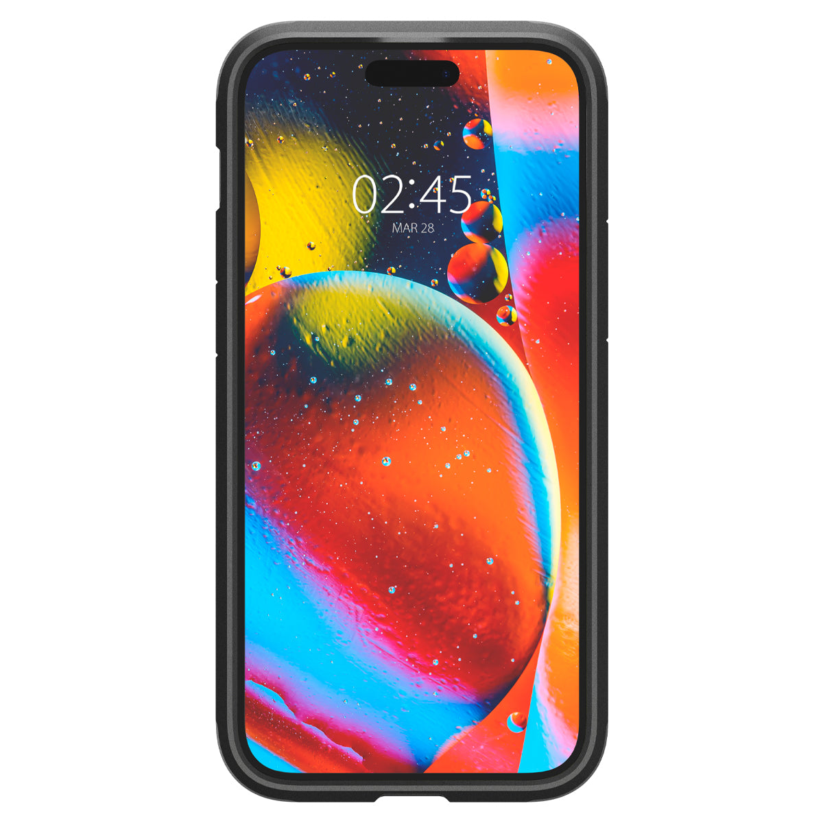 Schutzhülle Spigen Tough Armor Mag mit MagSafe für Apple iPhone 15, Schwarz