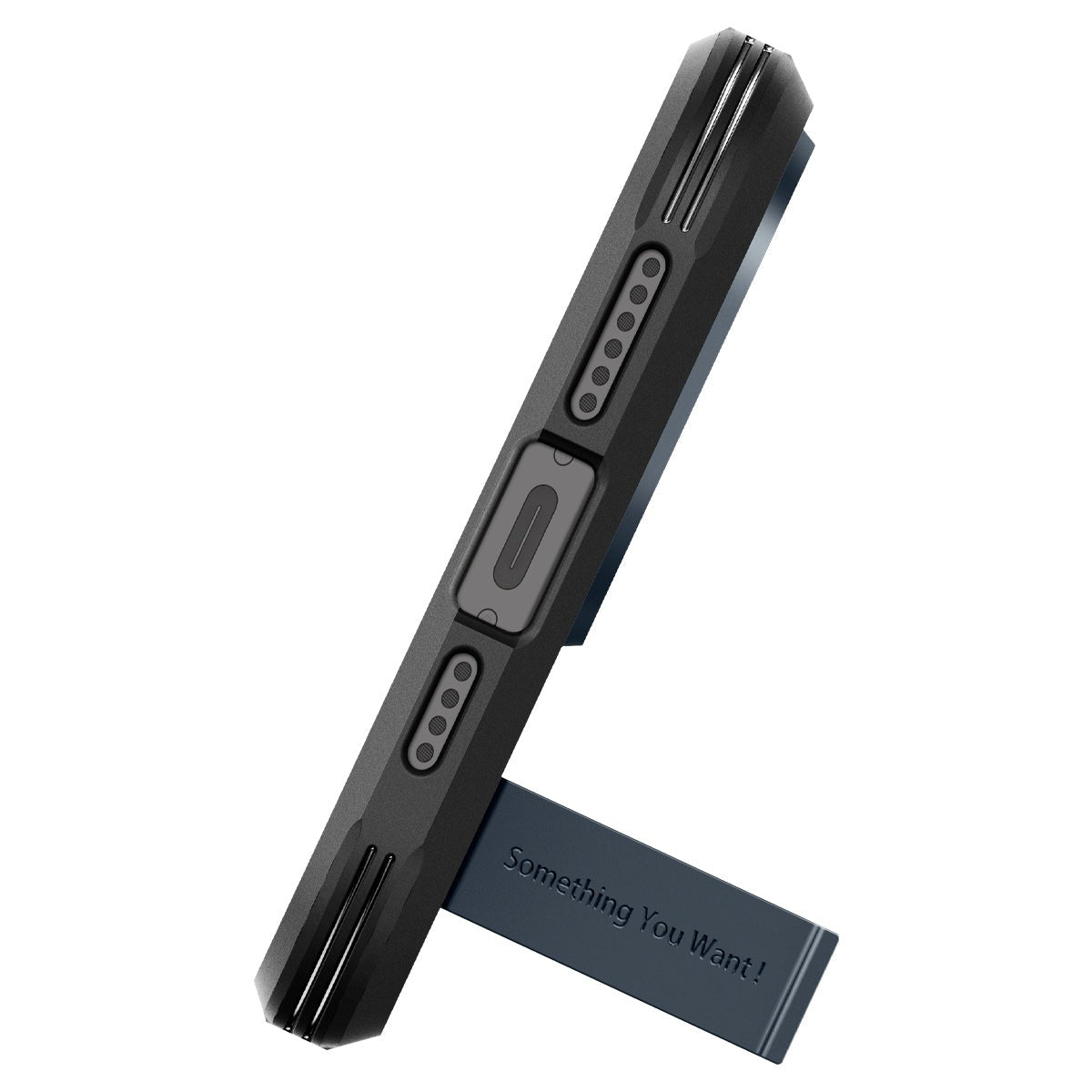 Schutzhülle Spigen Tough Armor Mag mit MagSafe für Apple iPhone 15 Pro Max, Dunkelblau