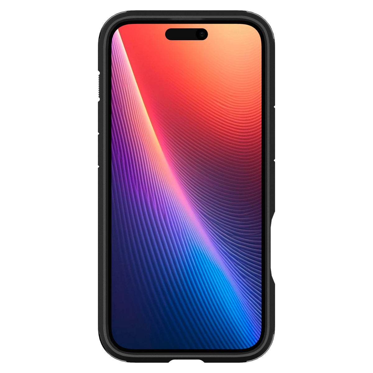 Handyhülle für iPhone 16, Spigen Tough Armor Mag mit MagSafe, Schwarz