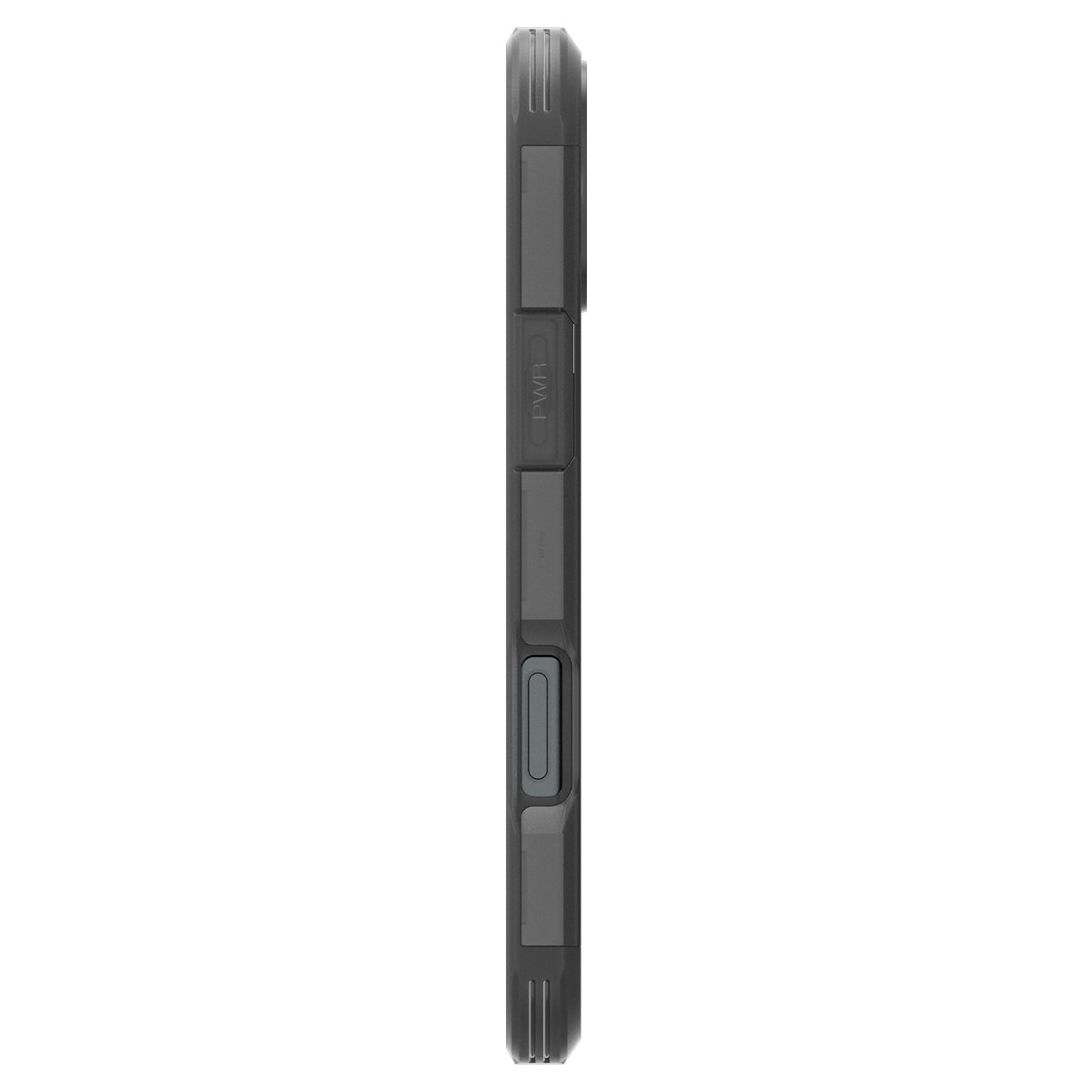 Handyhülle für iPhone 16, Spigen Tough Armor Mag mit MagSafe, Rauchfarben