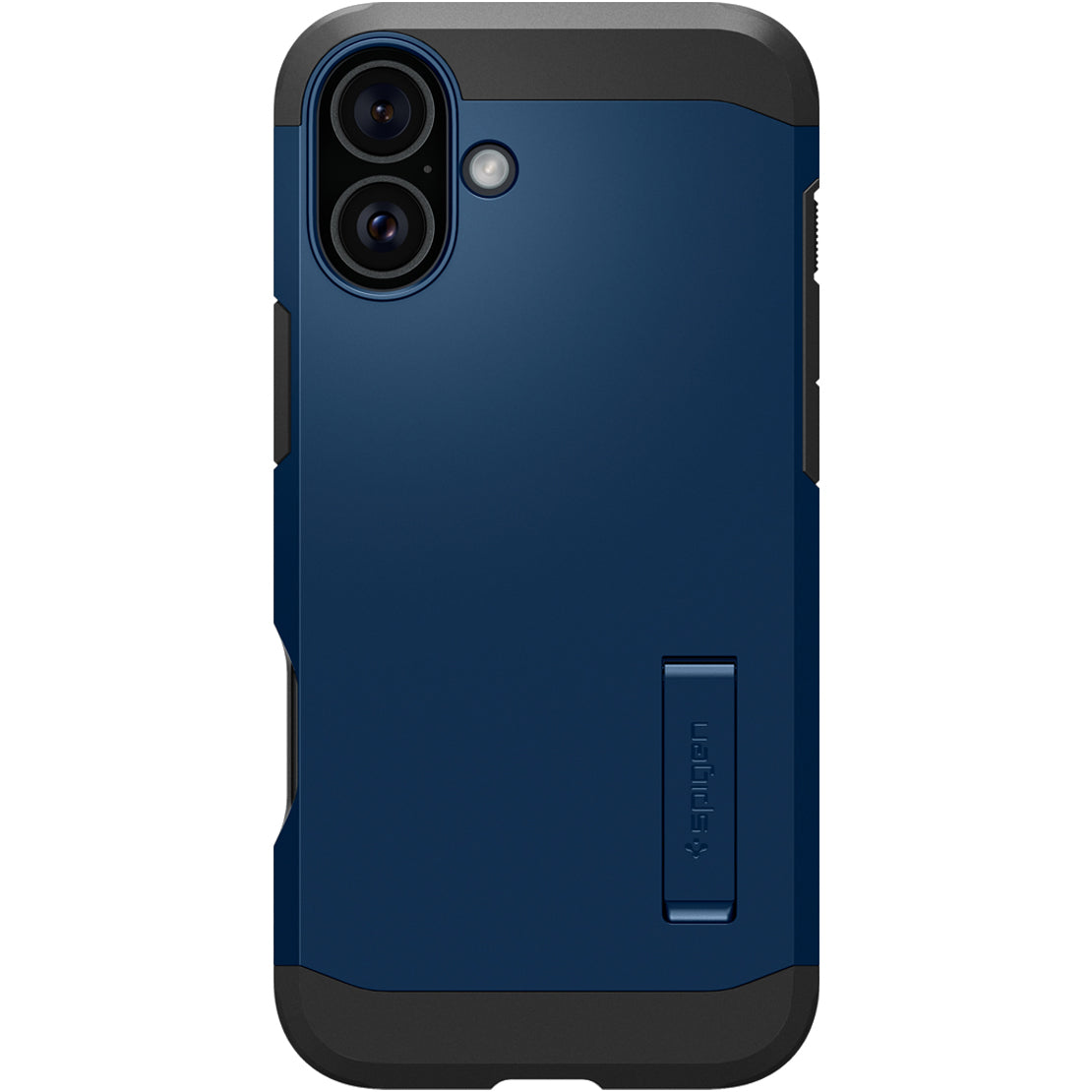 Handyhülle für iPhone 16, Spigen Tough Armor Mag mit MagSafe, Dunkelblau