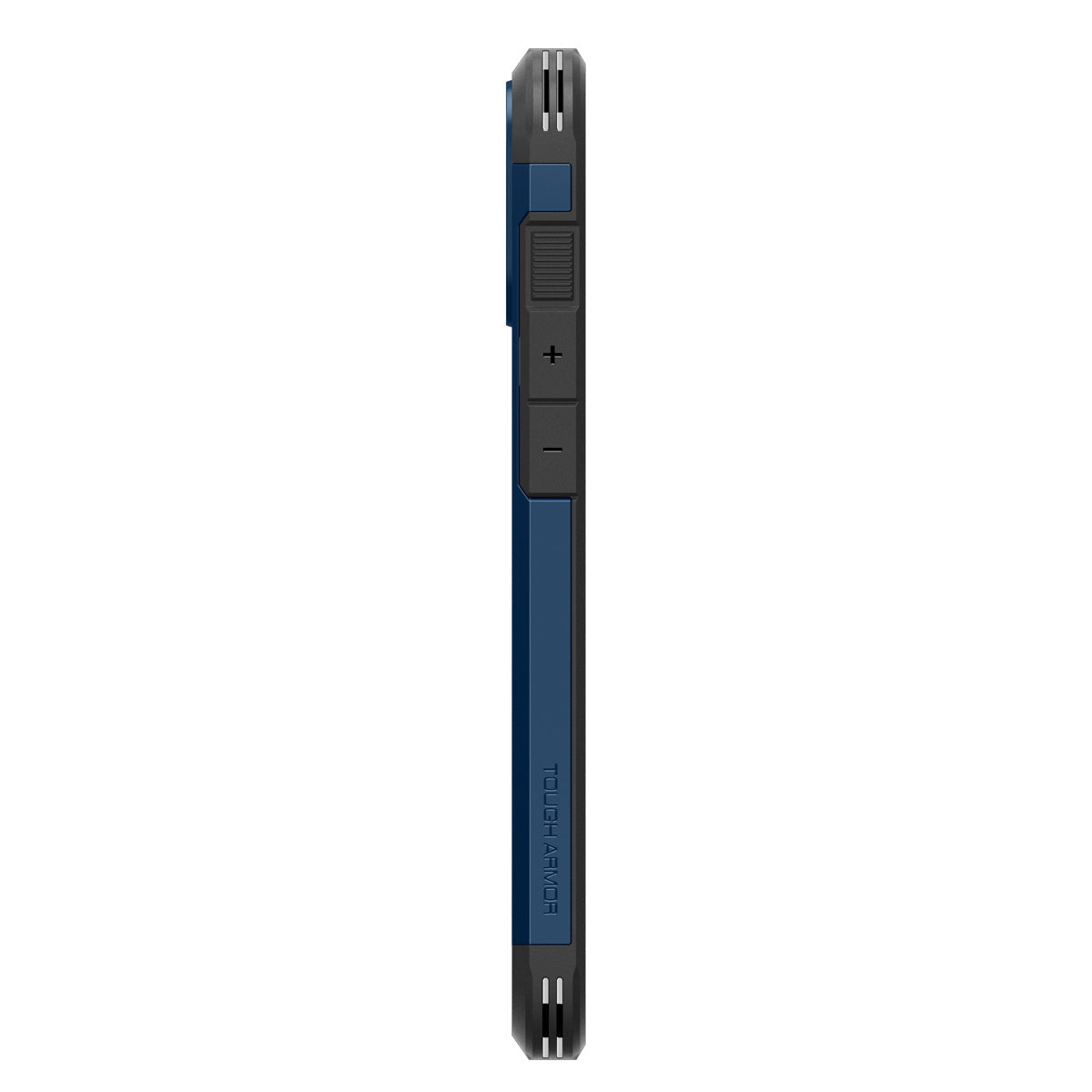 Handyhülle für iPhone 16, Spigen Tough Armor Mag mit MagSafe, Dunkelblau