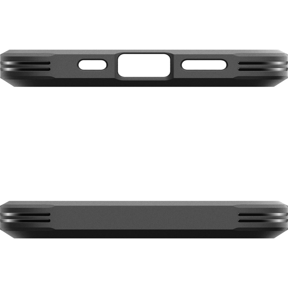 Handyhülle für iPhone 17e / 16e, Spigen Tough Armor Mag mit MagSafe, Schwarz