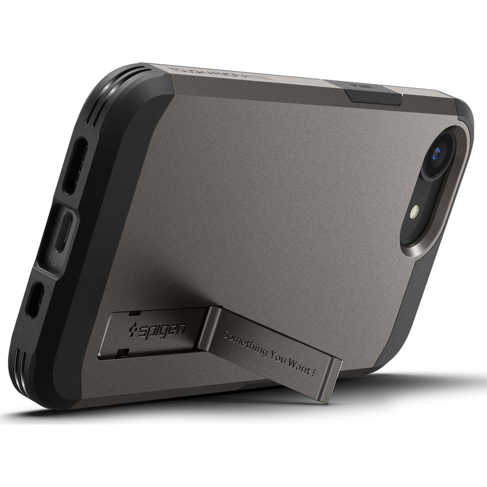 Handyhülle für iPhone 17e / 16e, Spigen Tough Armor Mag mit MagSafe, Rotguss