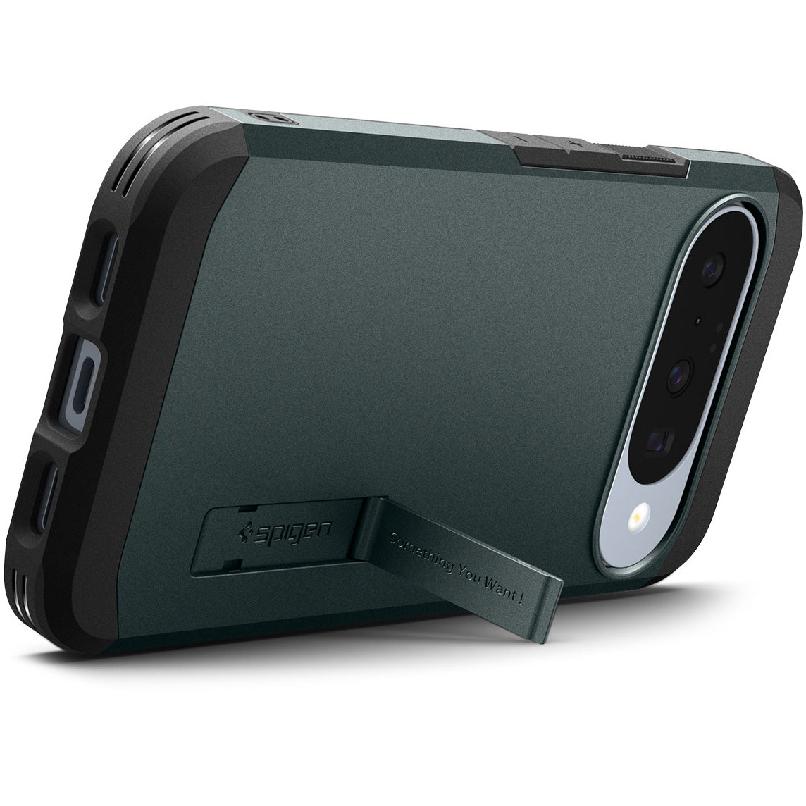Handyhülle für Google Pixel 10 Pro / Pixel 10, Spigen Tough Armor Mag mit MagSafe, Grün
