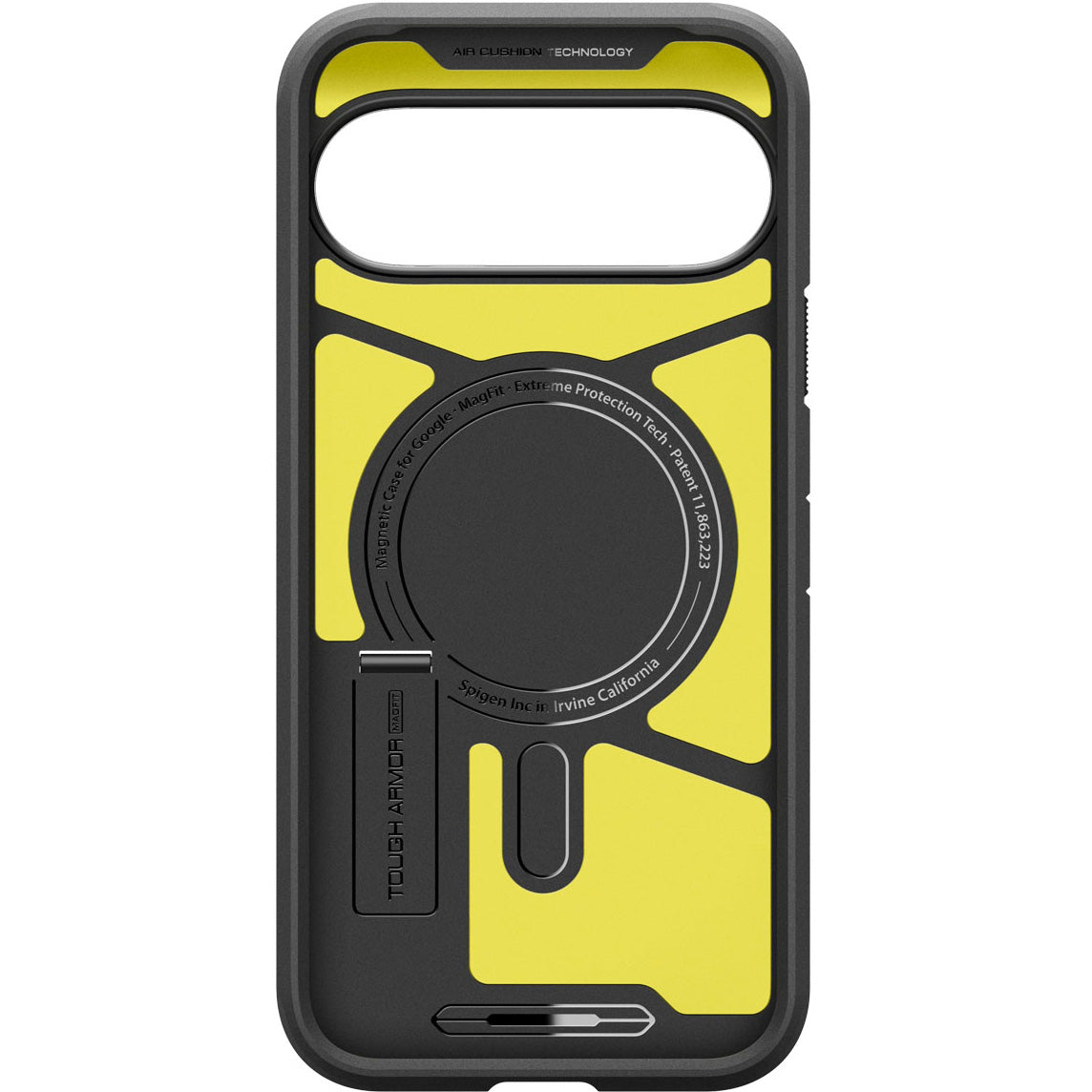 Handyhülle für Google Pixel 10 Pro / Pixel 10, Spigen Tough Armor Mag mit MagSafe, Schwarz