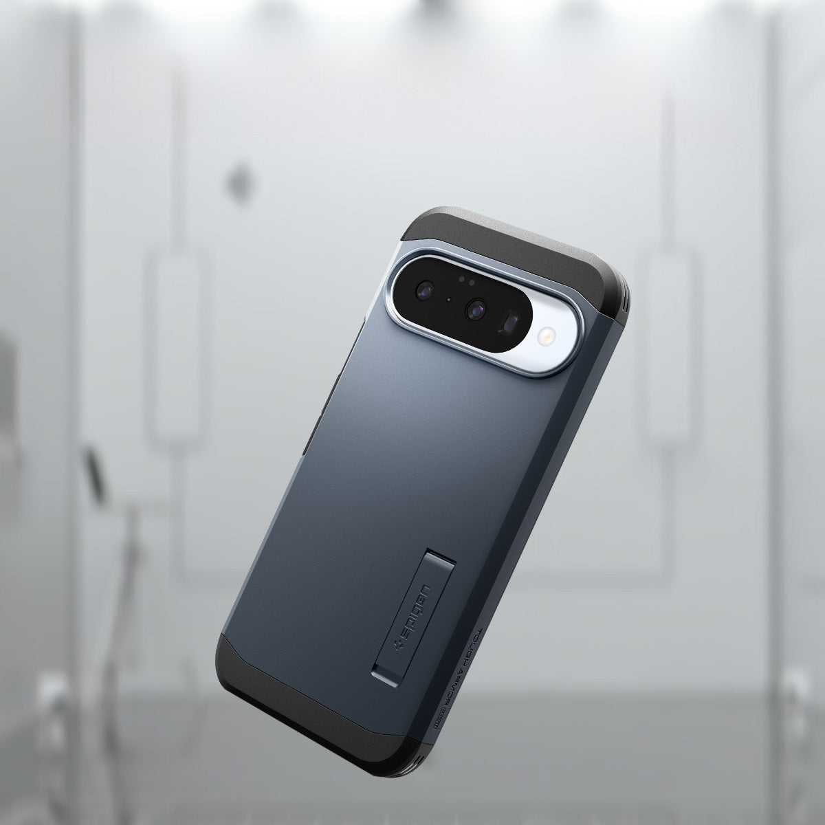 Handyhülle für Google Pixel 10 Pro / Pixel 10, Spigen Tough Armor Mag mit MagSafe, Dunkelblau