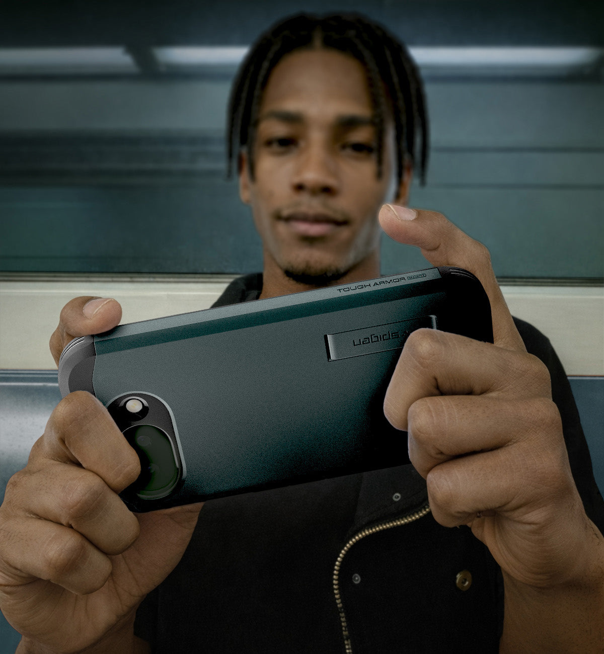 Handyhülle für Google Pixel 10a, Spigen Tough Armor Mag mit MagSafe, Grün