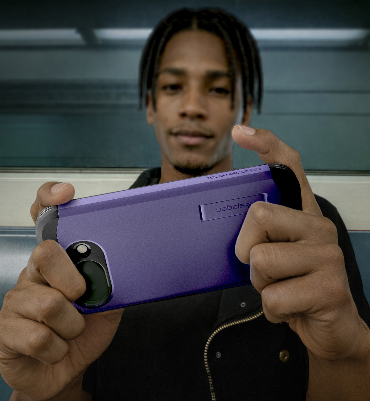 Handyhülle für Google Pixel 10a, Spigen Tough Armor Mag mit MagSafe, Violett