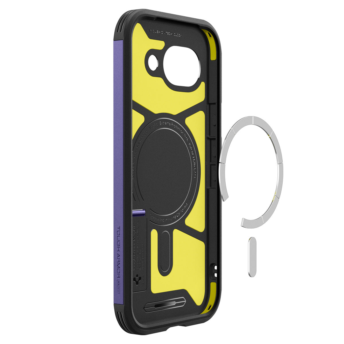 Handyhülle für Google Pixel 10a, Spigen Tough Armor Mag mit MagSafe, Violett