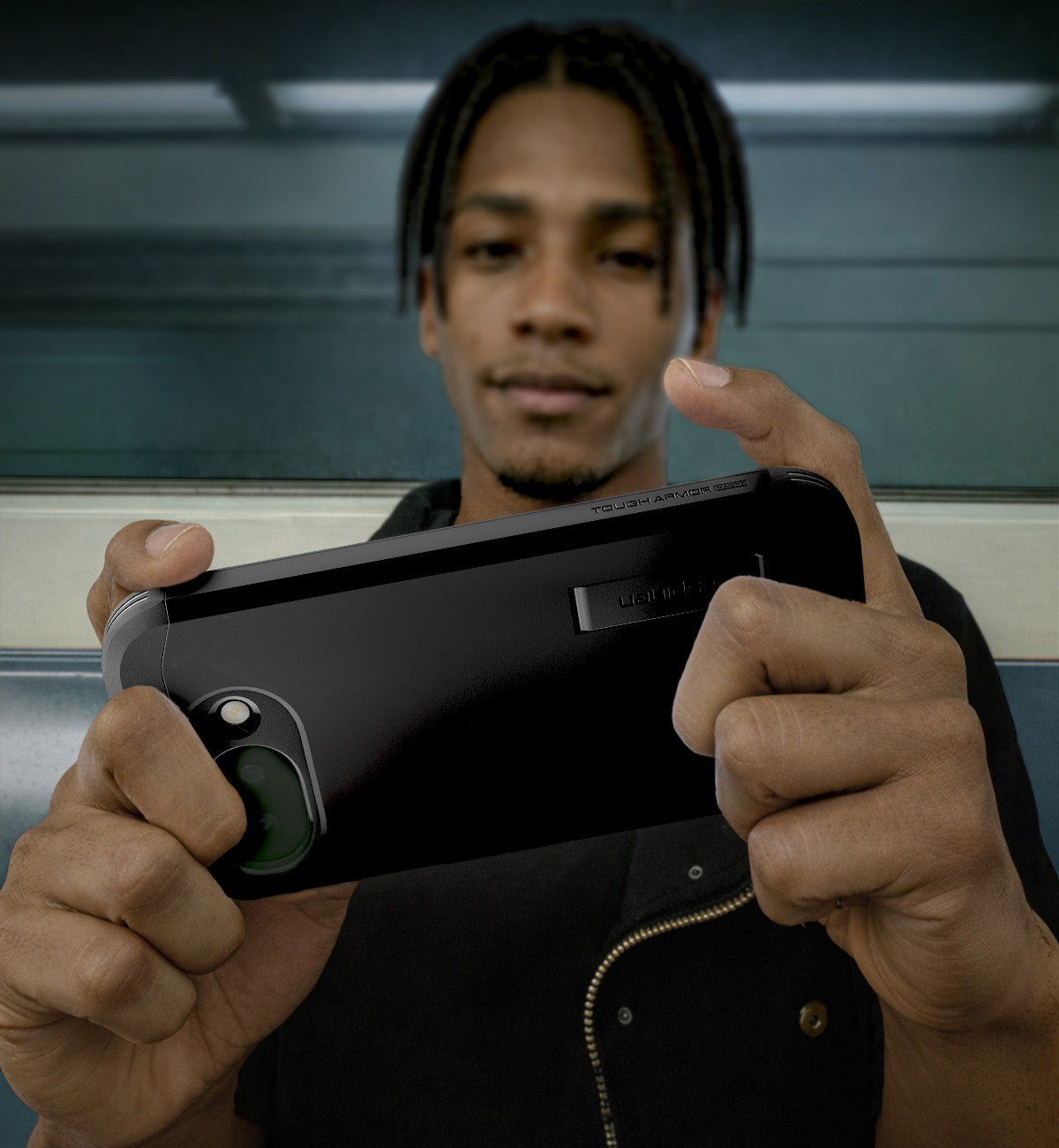 Handyhülle für Google Pixel 10a, Spigen Tough Armor Mag mit MagSafe, Schwarz