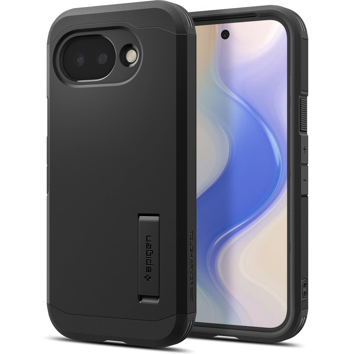 Handyhülle für Google Pixel 10a, Spigen Tough Armor Mag mit MagSafe, Schwarz