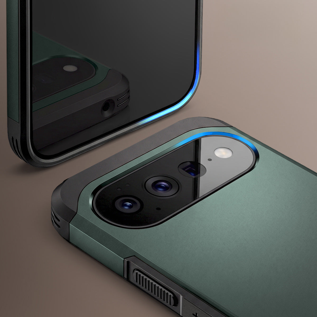 Handyhülle für Google Pixel 11, Spigen Tough Armor Mag mit MagSafe, Grün