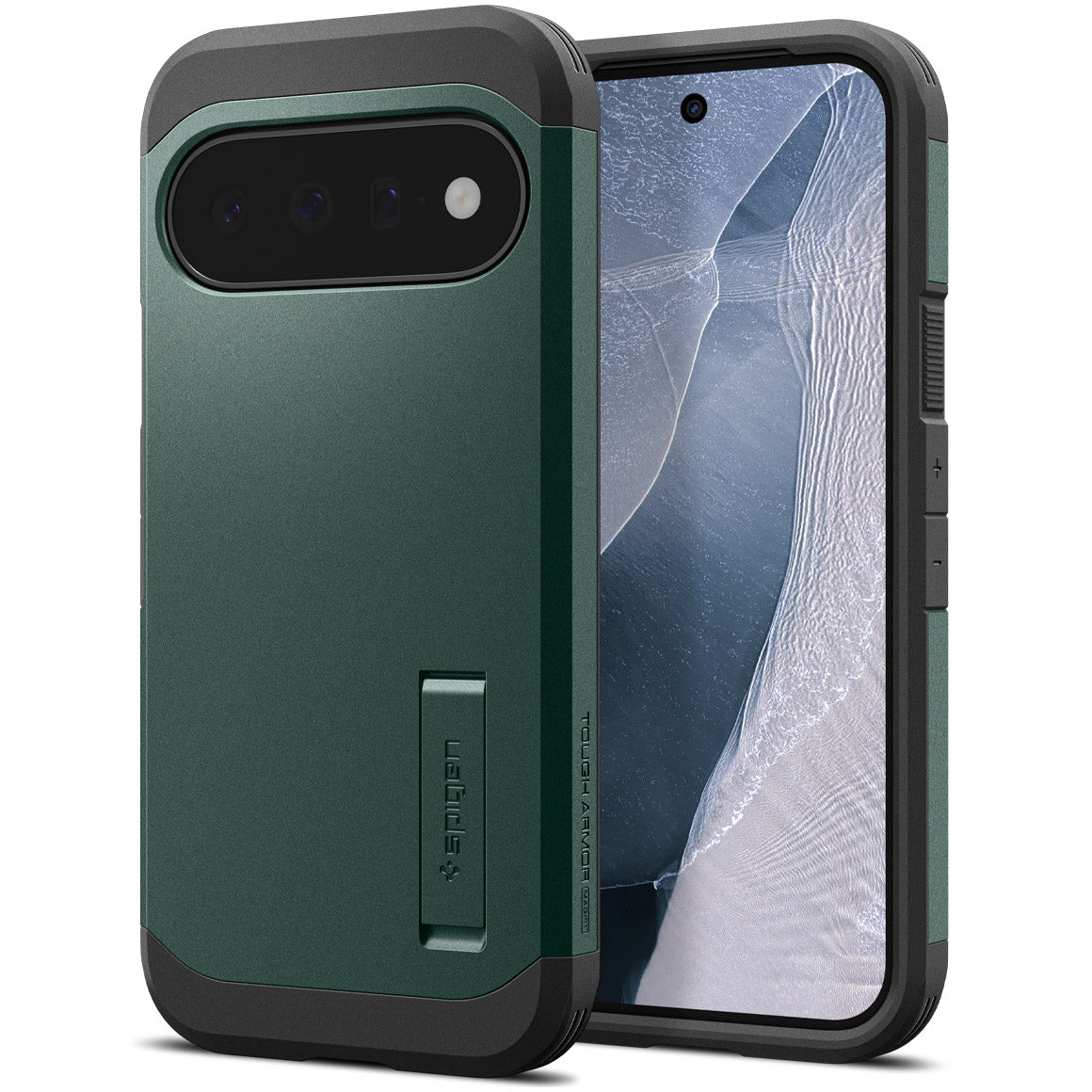 Handyhülle für Google Pixel 11, Spigen Tough Armor Mag mit MagSafe, Grün