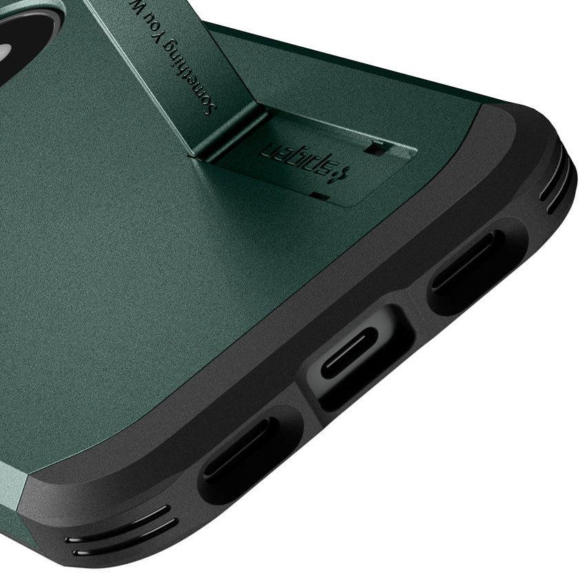Handyhülle für Google Pixel 11, Spigen Tough Armor Mag mit MagSafe, Grün