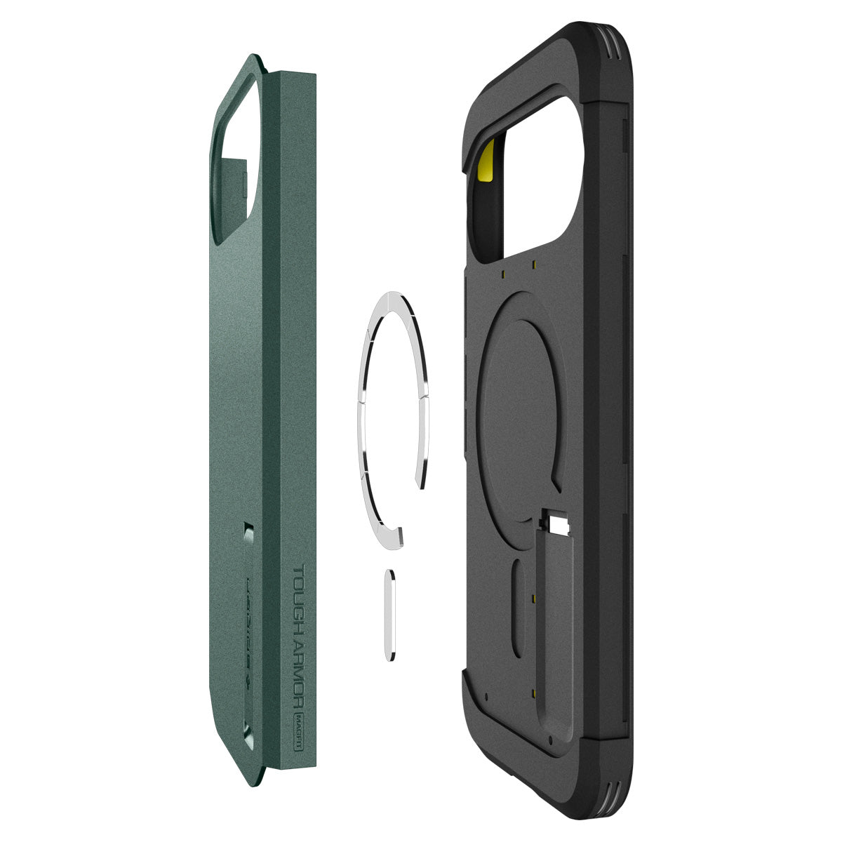 Handyhülle für Google Pixel 11, Spigen Tough Armor Mag mit MagSafe, Grün