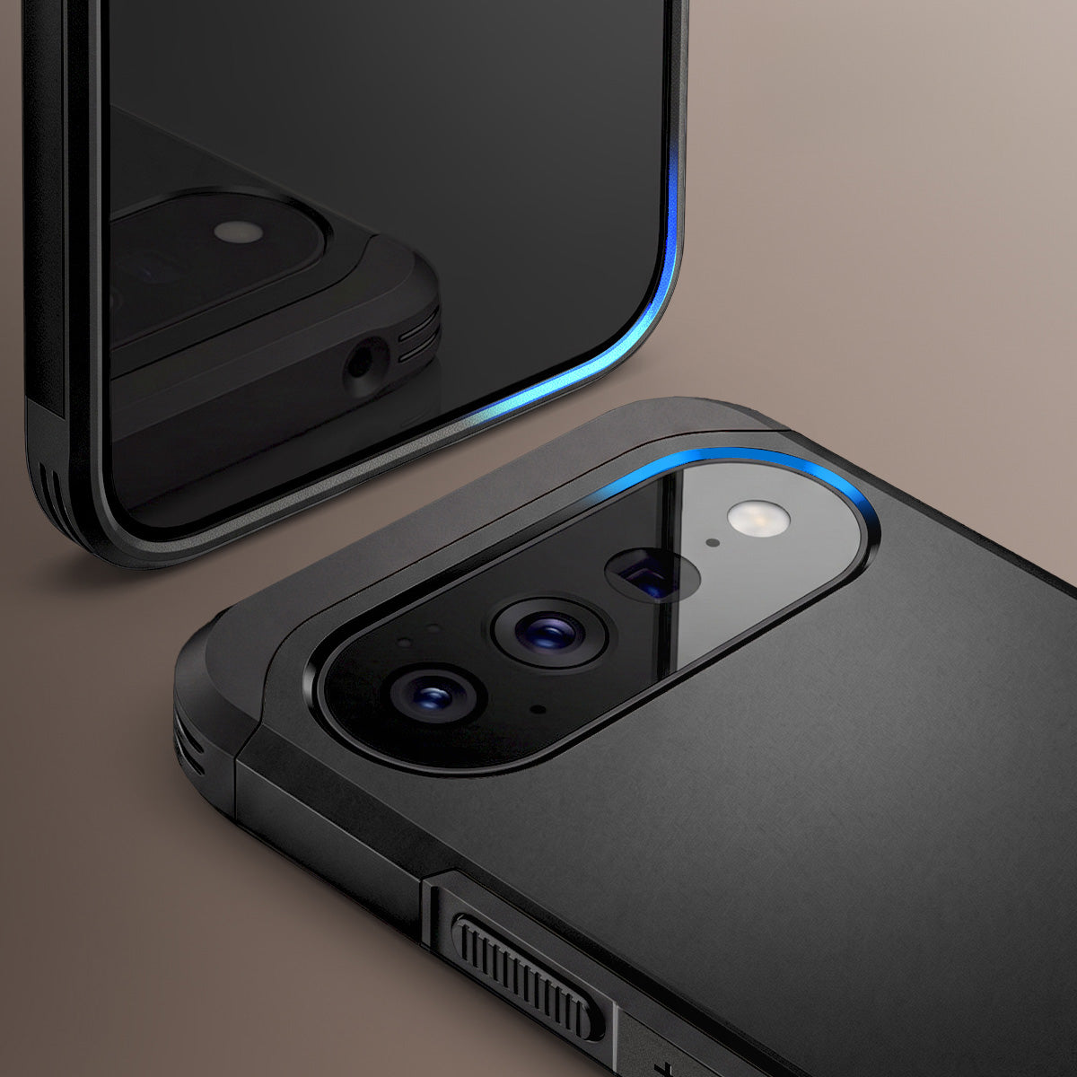 Handyhülle für Google Pixel 11, Spigen Tough Armor Mag mit MagSafe, Schwarz