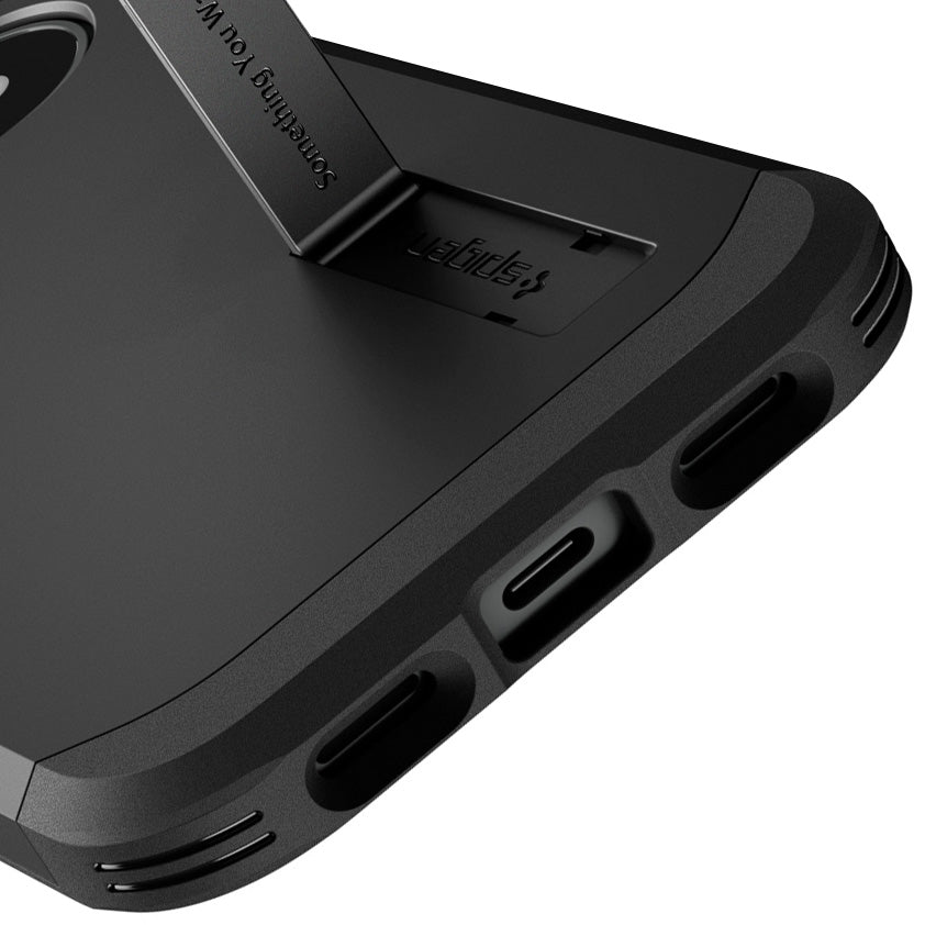 Handyhülle für Google Pixel 11, Spigen Tough Armor Mag mit MagSafe, Schwarz