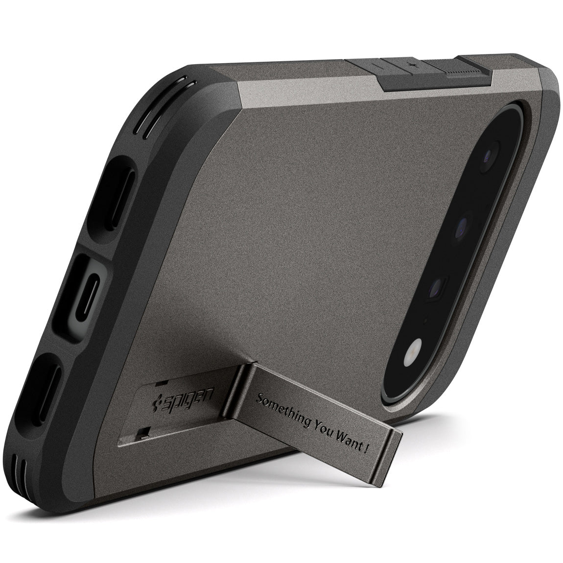 Handyhülle für Google Pixel 11, Spigen Tough Armor Mag mit MagSafe, Grau