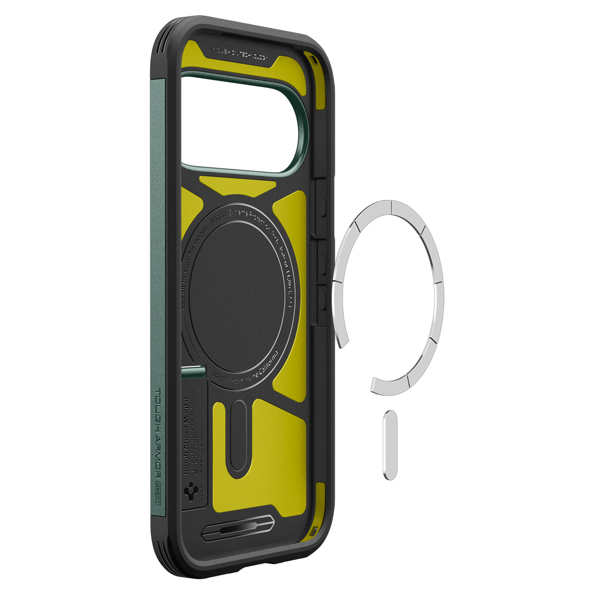 Handyhülle für Google Pixel 11 Pro XL, Spigen Tough Armor Mag mit MagSafe, Grün (10/16)