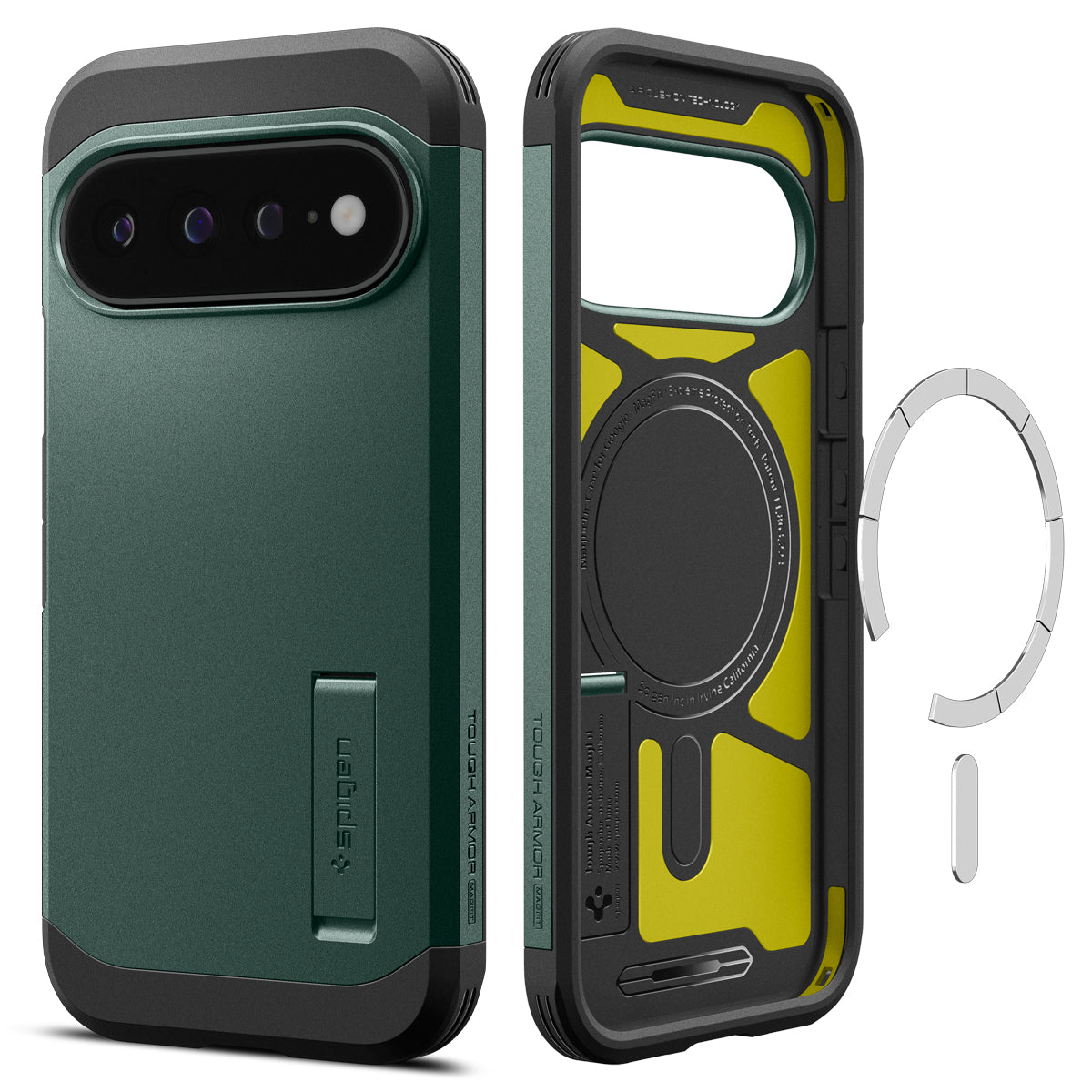 Handyhülle für Google Pixel 11 Pro XL, Spigen Tough Armor Mag mit MagSafe, Grün (14/16)