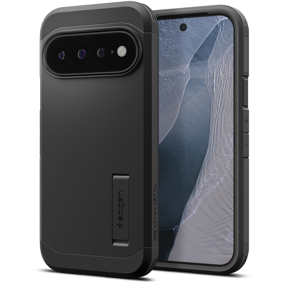 Handyhülle für Google Pixel 11 Pro XL, Spigen Tough Armor Mag mit MagSafe, Schwarz