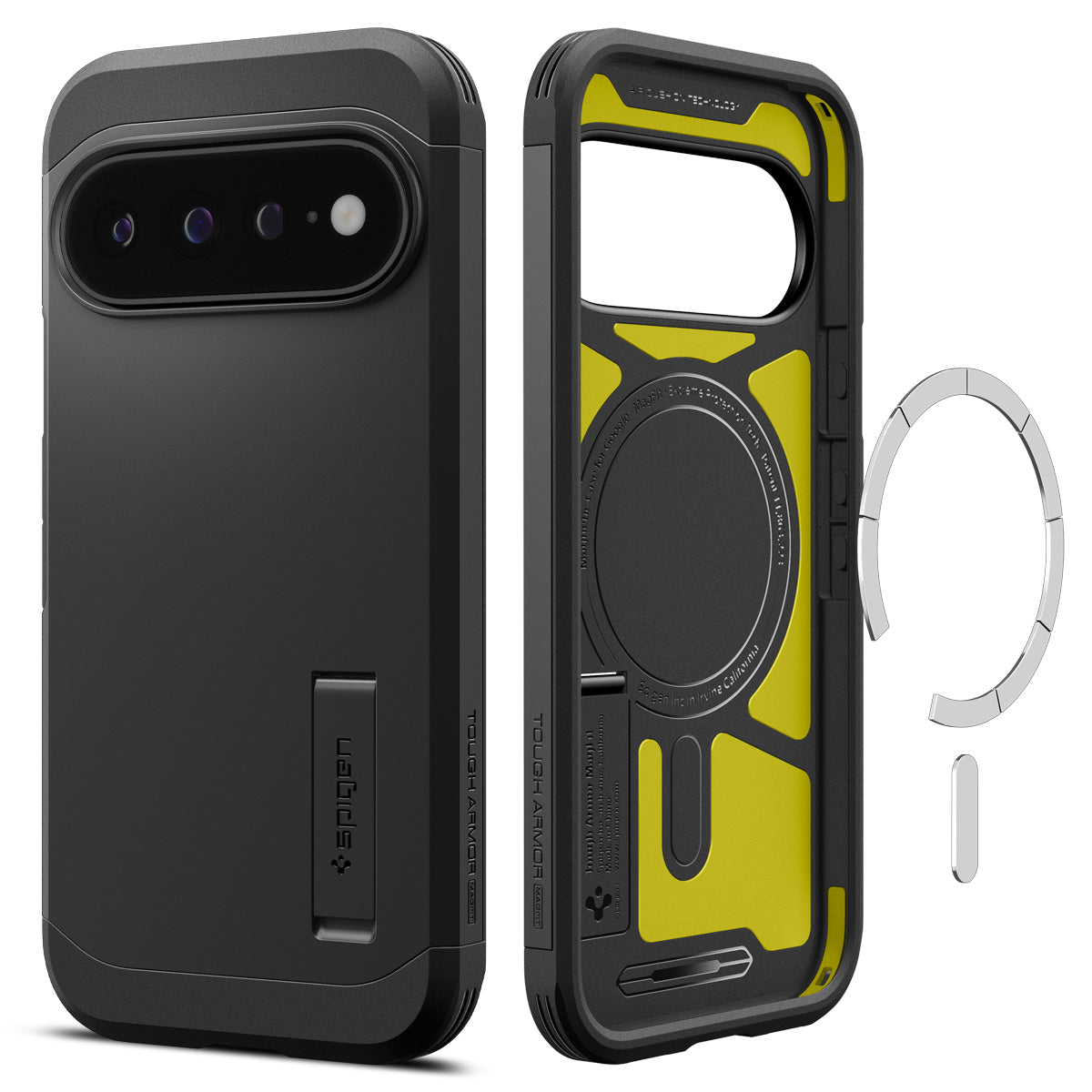 Handyhülle für Google Pixel 11 Pro XL, Spigen Tough Armor Mag mit MagSafe, Schwarz