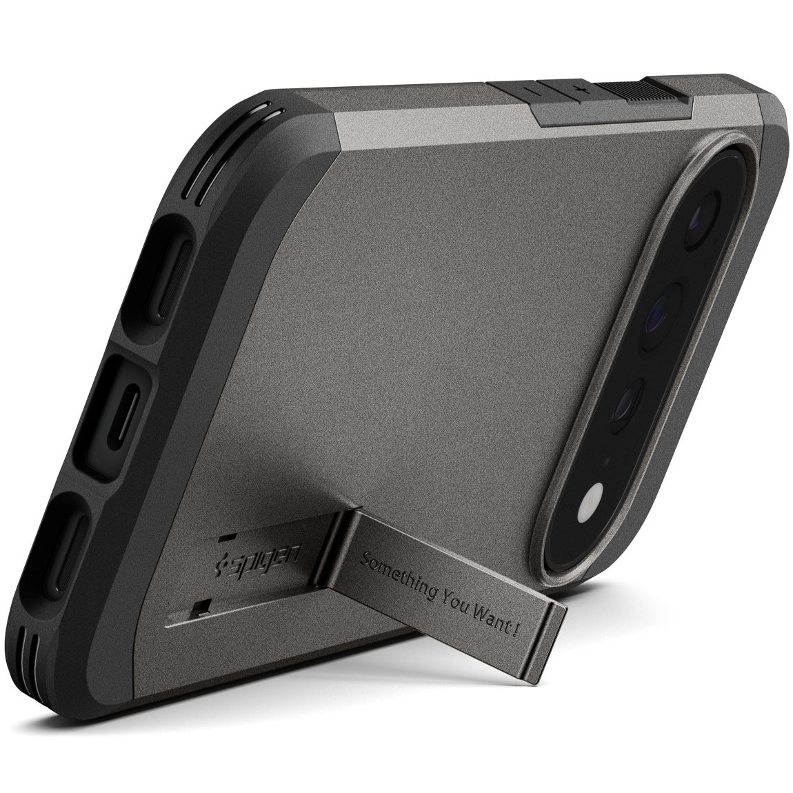 Handyhülle für Google Pixel 11 Pro XL, Spigen Tough Armor Mag mit MagSafe, Grau