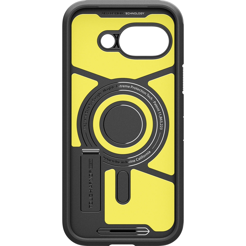 Handyhülle für Google Pixel 9a, Spigen Tough Armor Mag mit MagSafe, Schwarz
