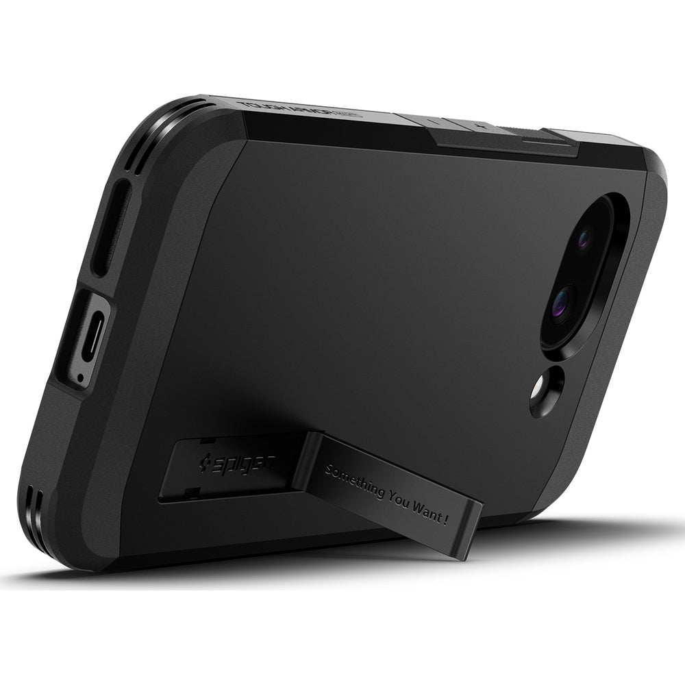 Handyhülle für Google Pixel 9a, Spigen Tough Armor Mag mit MagSafe, Schwarz